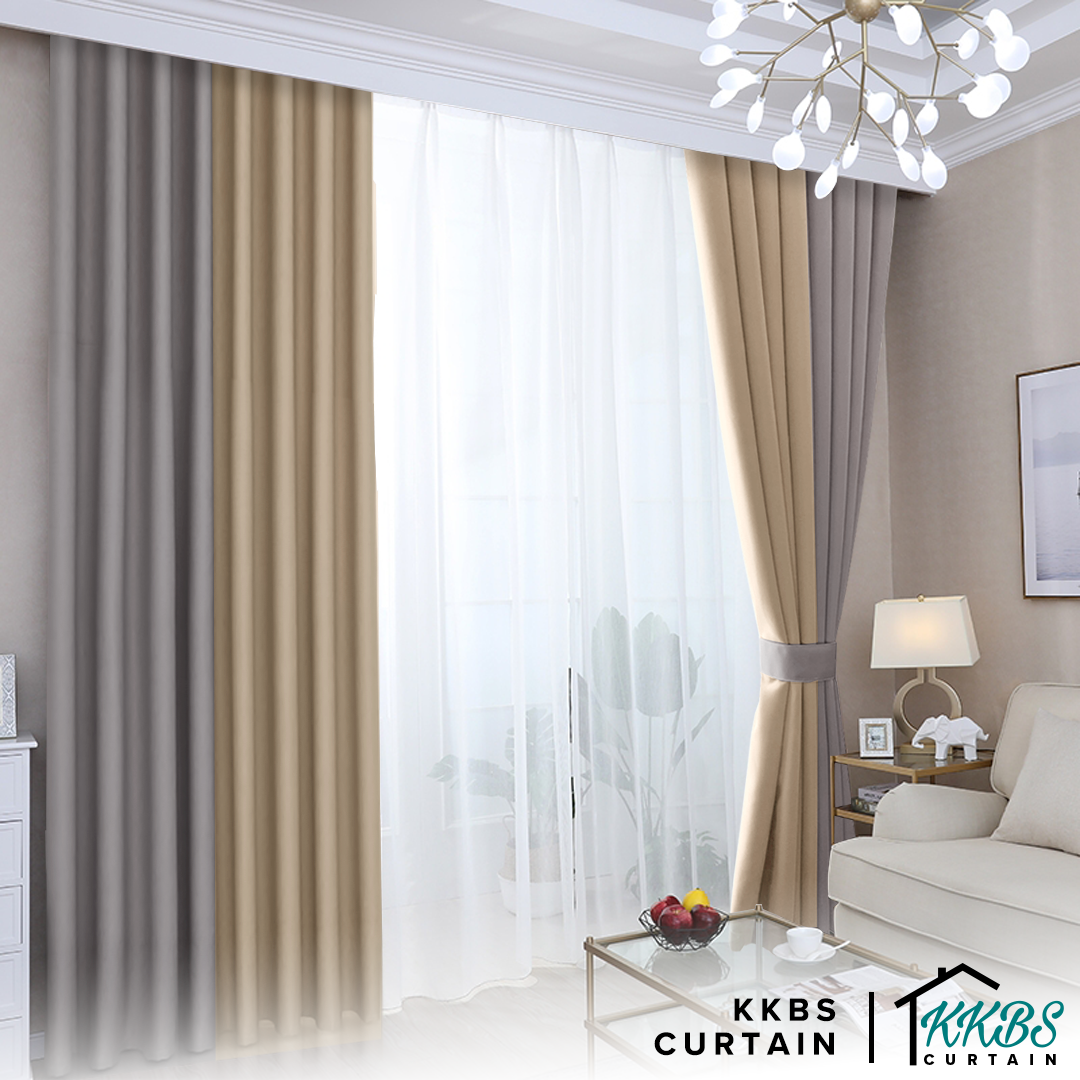 Canola 80%+ Blackout Curtain Minimalist Hook &amp; Eyelet