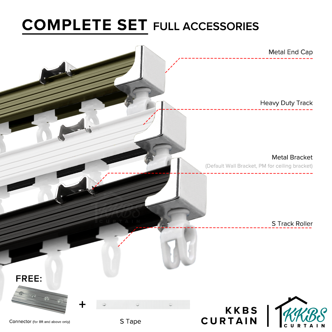Verody Heavy Duty S Track Single Complete Set