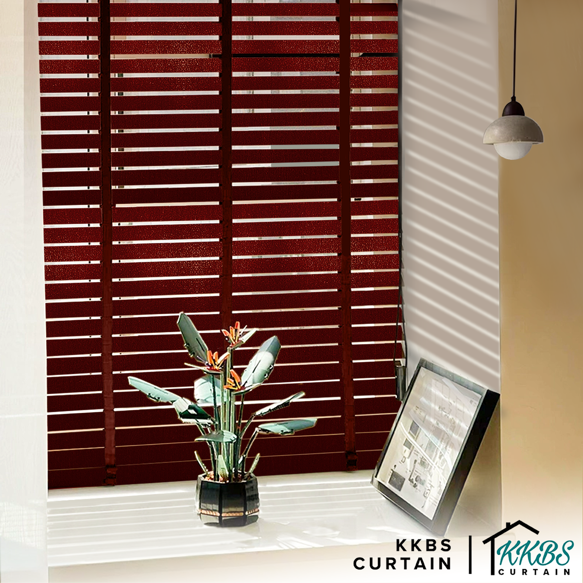 Umeko 50mm Timber Blinds / Wooden Blinds Custom Made