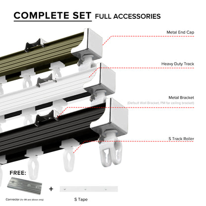 Verody Heavy Duty S Track Single Complete Set
