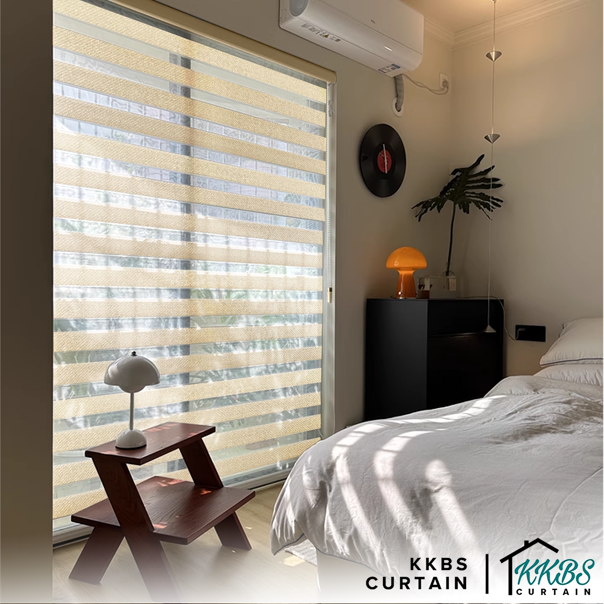 Benito Semi Blackout Zebra Blinds Custom Made