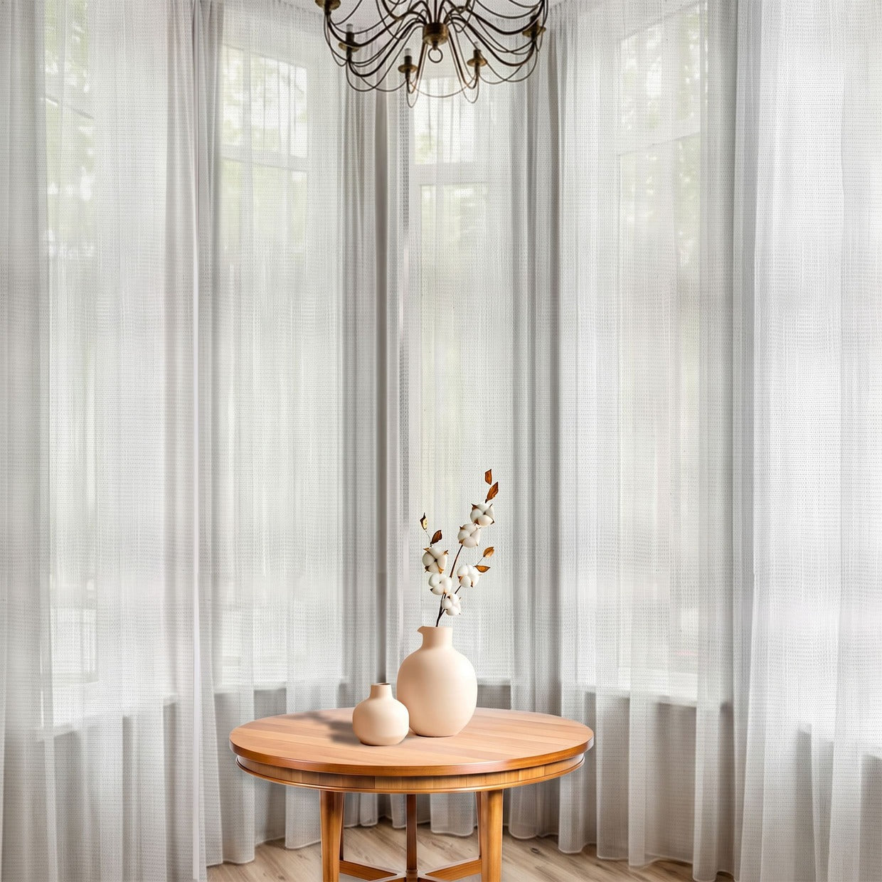 Delimy Sheer Curtain Custom Made