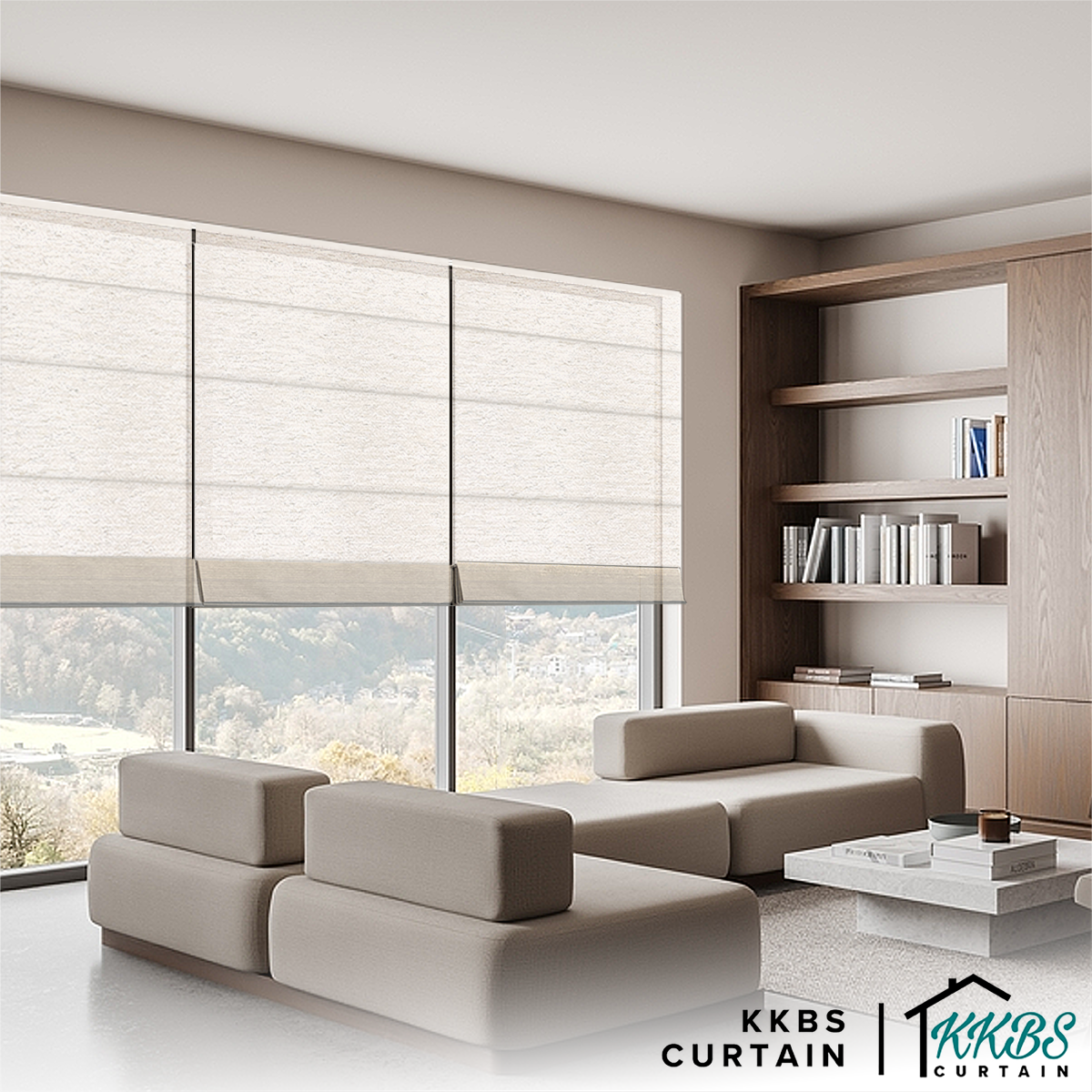 Luciano Semi Blackout Roman Blinds Custom Made Page 2