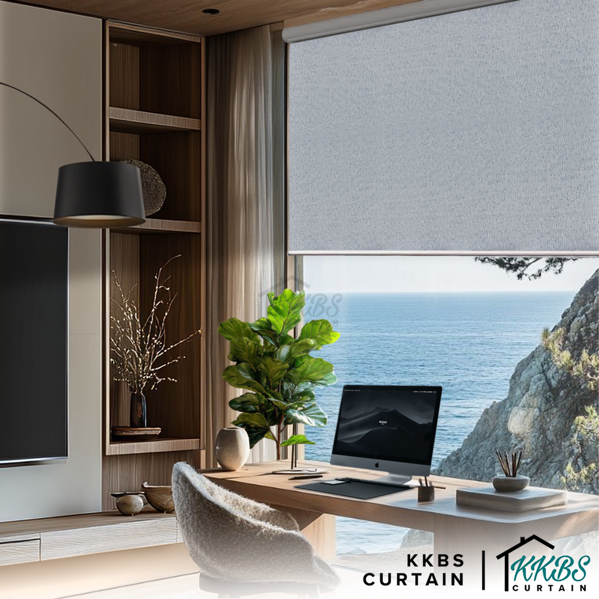 Bellino 100% Blackout Roller Blinds Custom Made