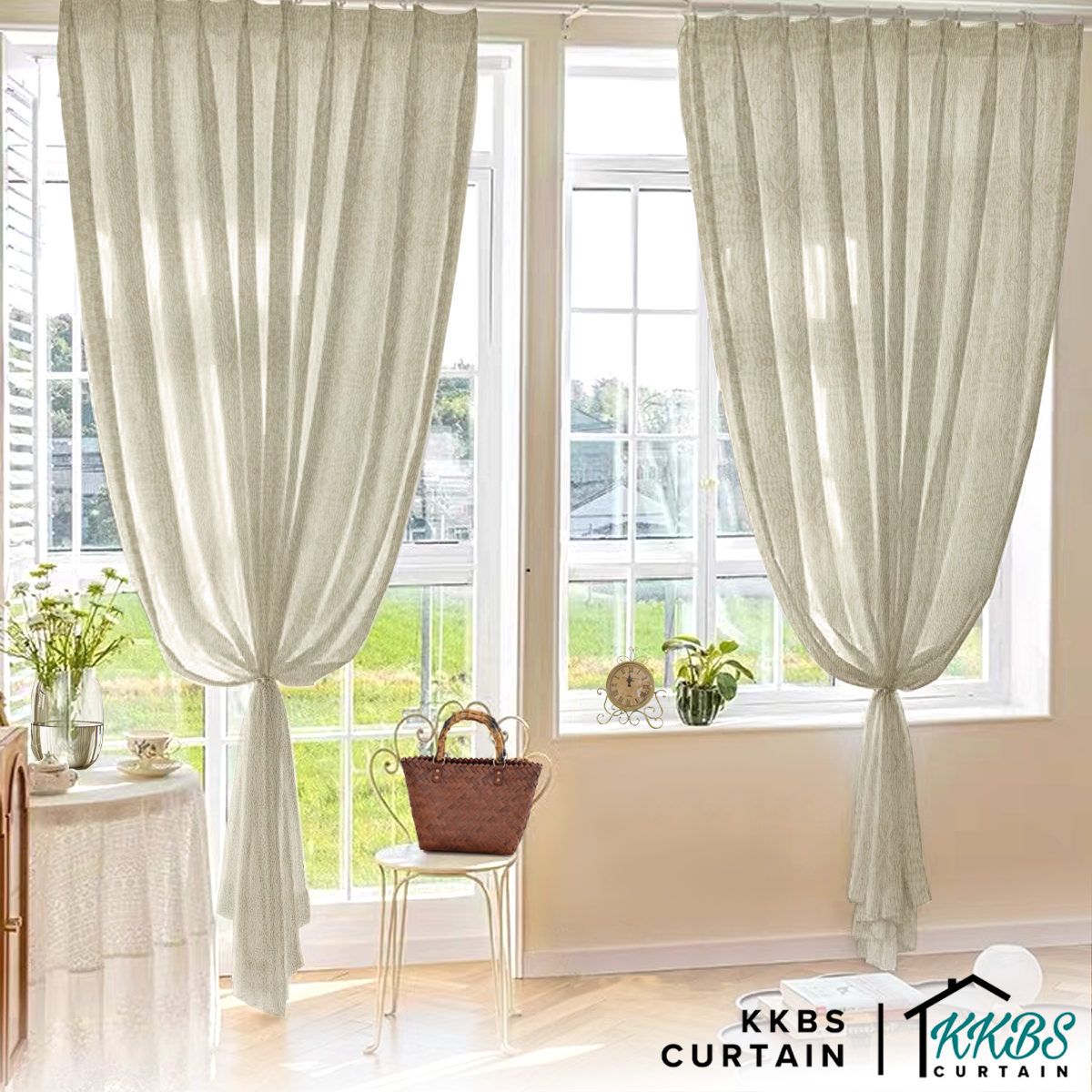 Yogita Sheer Curtain  Custom Made