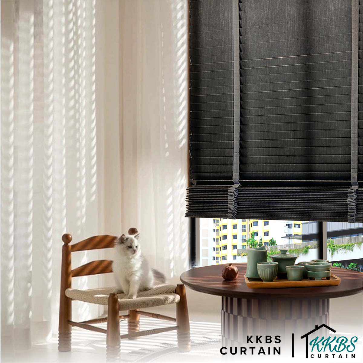 Calixto 50mm Timber Blinds / Wooden Blinds Custom Made