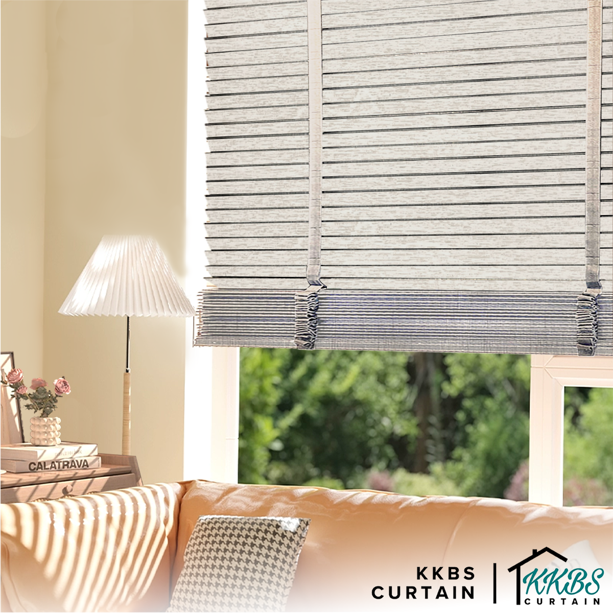 Calixto 50mm Timber Blinds / Wooden Blinds Custom Made