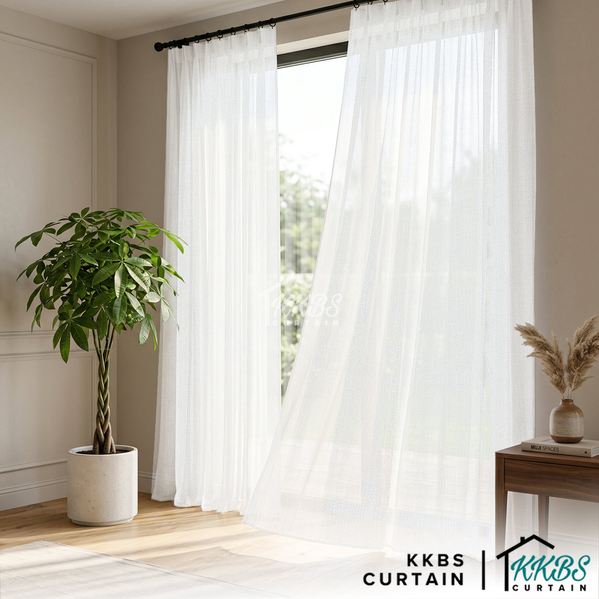 Welton Sheer Curtain Custom Made