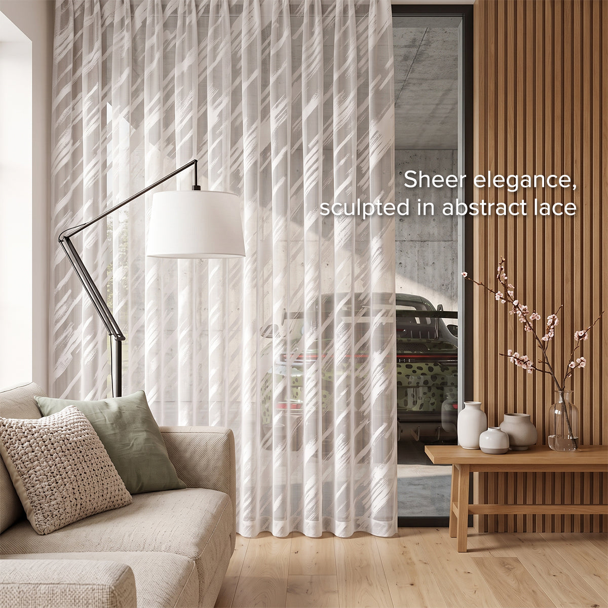Lumina Sheer Curtain / Net Curtain Ready Made