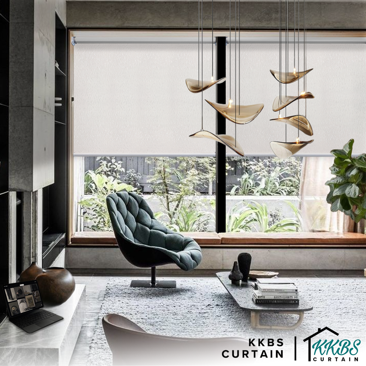 Bellino 100% Blackout Roller Blinds Custom Made