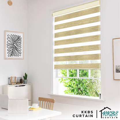 Emiko Semi Blackout Zebra Blinds Custom Made