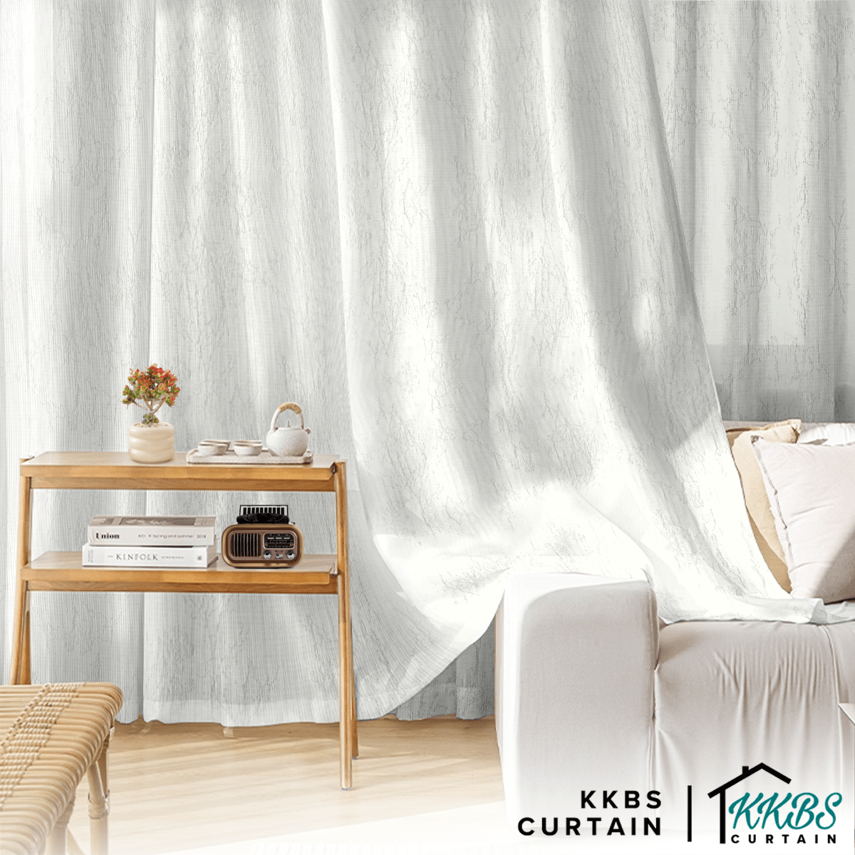 Hachita Sheer Curtain Custom Made