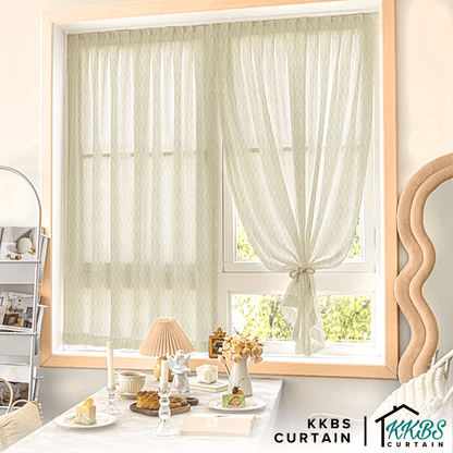 Tanoka Sheer Curtain  Custom Made