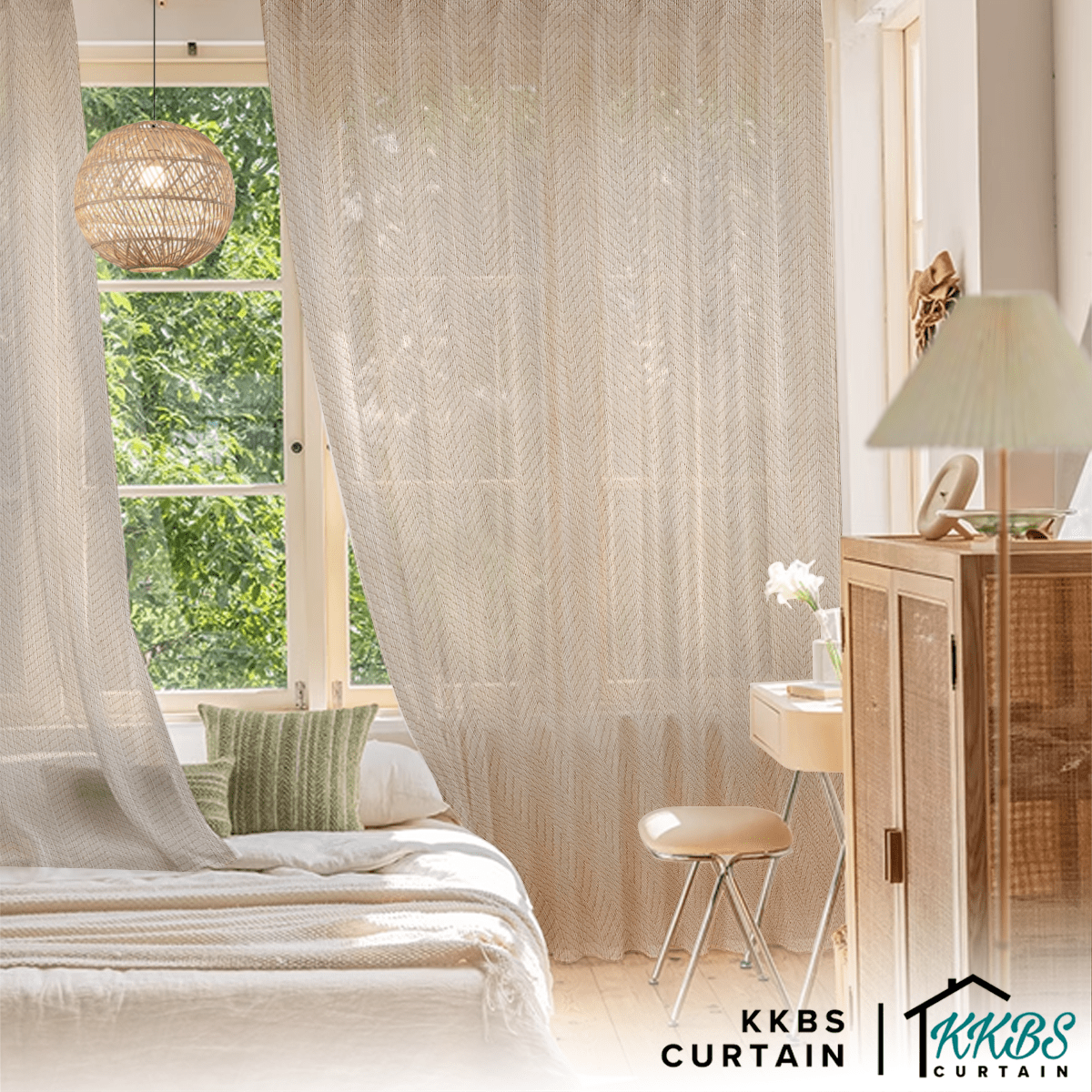 Satorina Sheer Curtain Custom Made