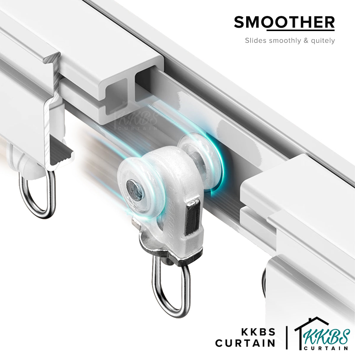 Audery Bendable Curve Curtain Track