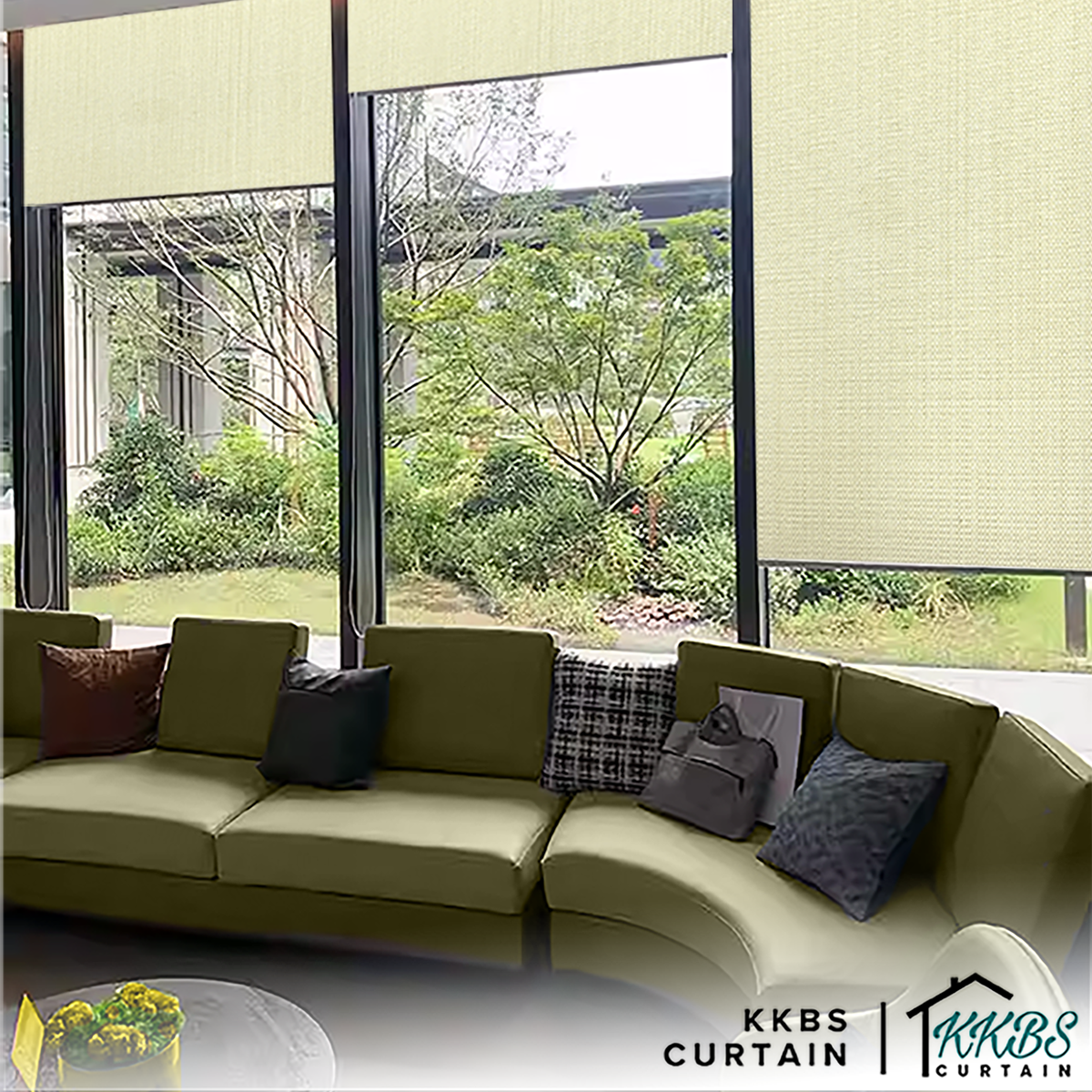 Amelio 100% Blackout Roller Blinds Custom Made