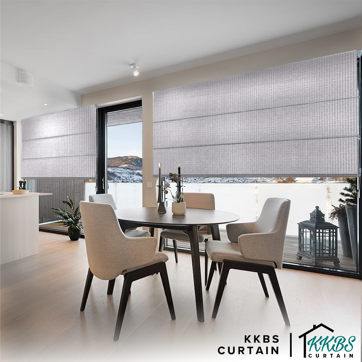 Milagro Blackout Roman Blinds Custom Made