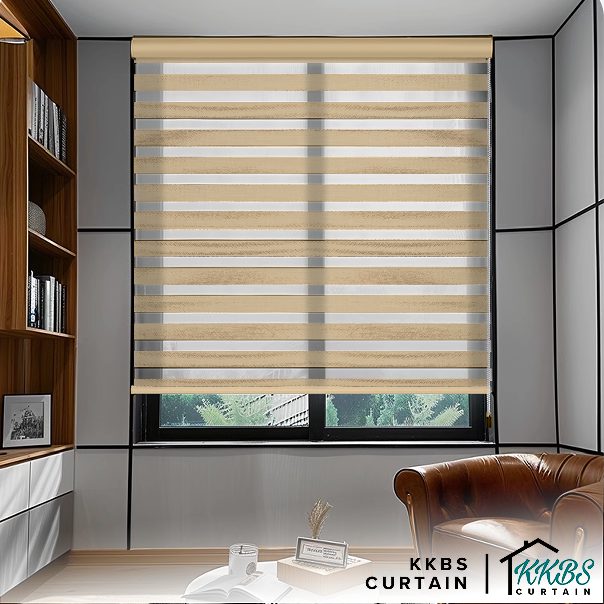 Benito Semi Blackout Zebra Blinds Custom Made