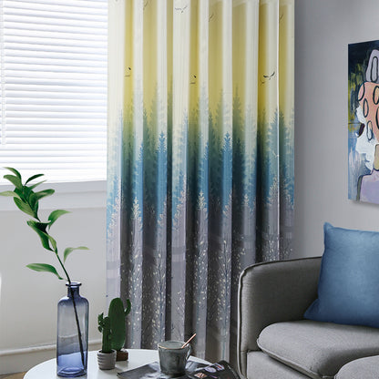 [BUY 1 FREE 1]  Derica Semi Blackout Curtain Ready Made
