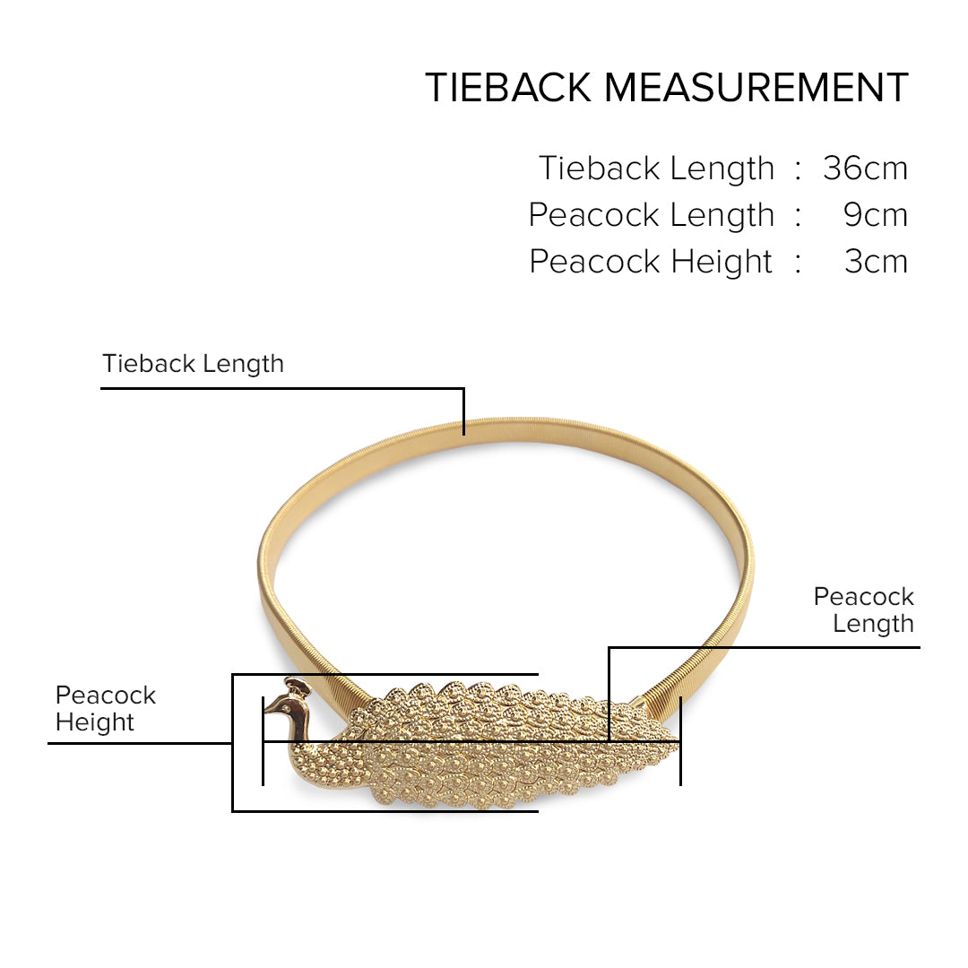 Emorie Peacock Design Curtain Tieback