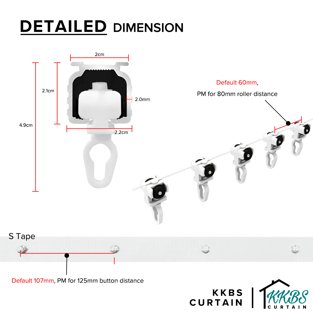 Verody Heavy Duty S Track Single Complete Set
