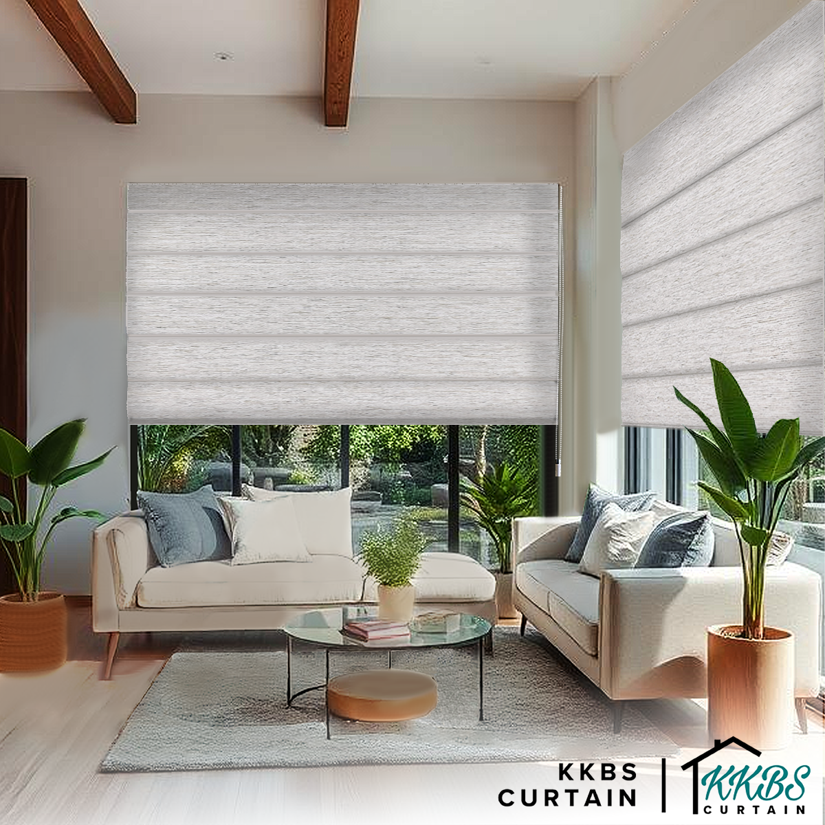 Carminho 100% Blackout Roman Blinds Custom Made