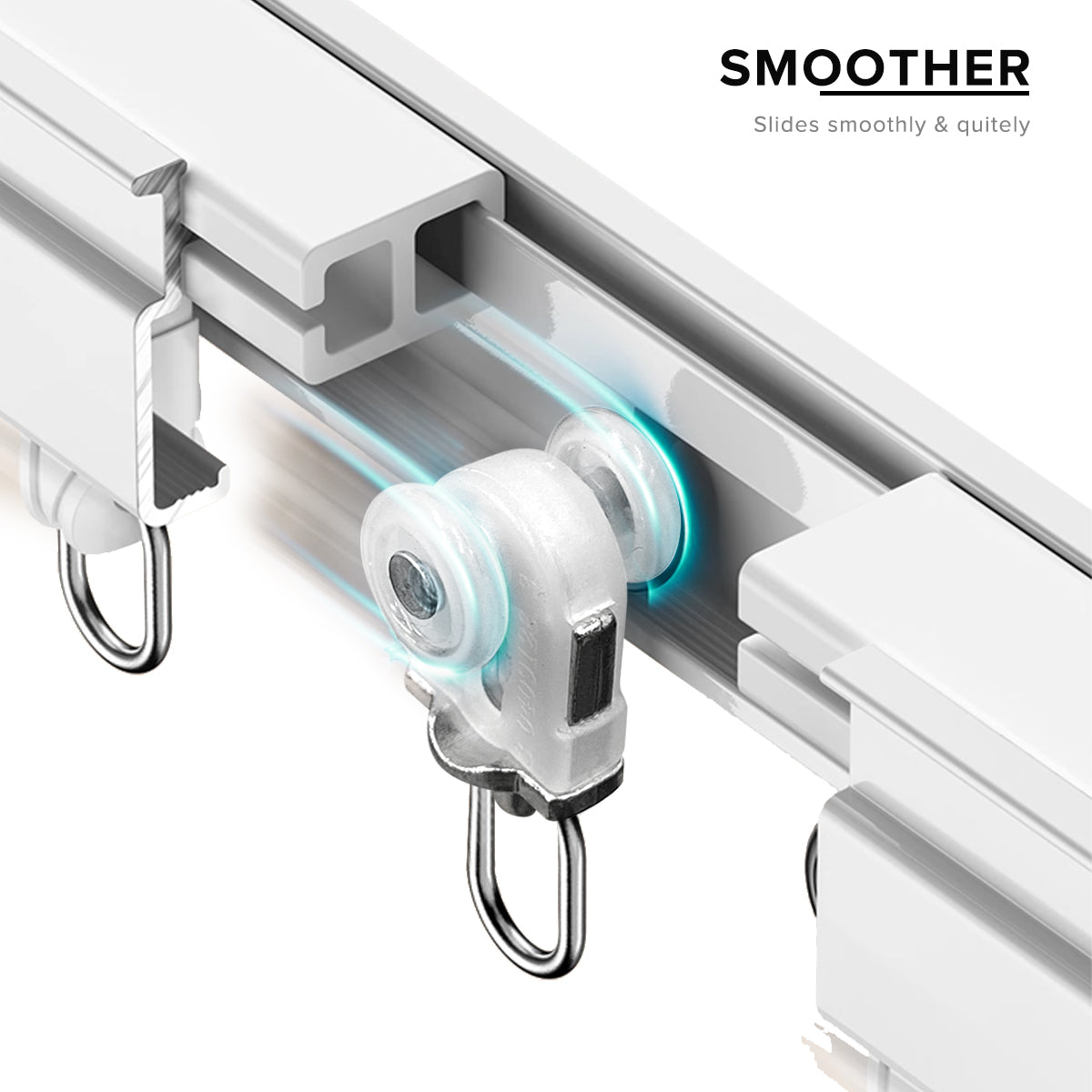 Audery Bendable Curve Curtain Track