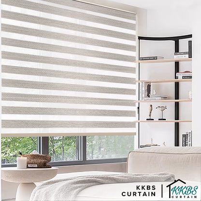 Emiko Semi Blackout Zebra Blinds Custom Made