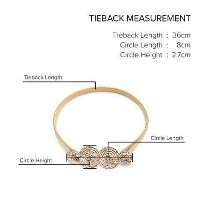 Emorie Four Circles Design Curtain Tieback