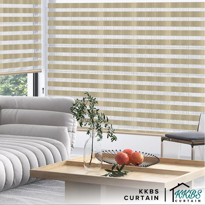 Felicio Semi Blackout Zebra Blinds Custom Made