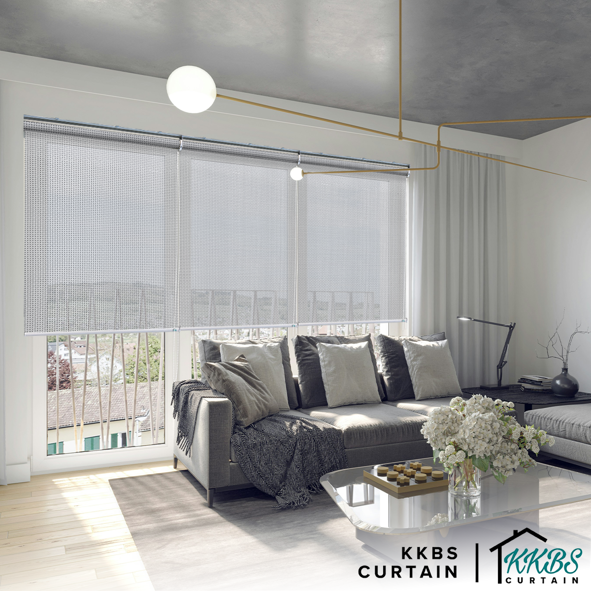 Theroto Sunscreen Roller Blinds Custom Made