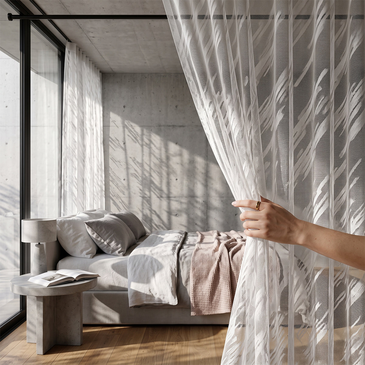 Lumina Sheer Curtain / Net Curtain Ready Made