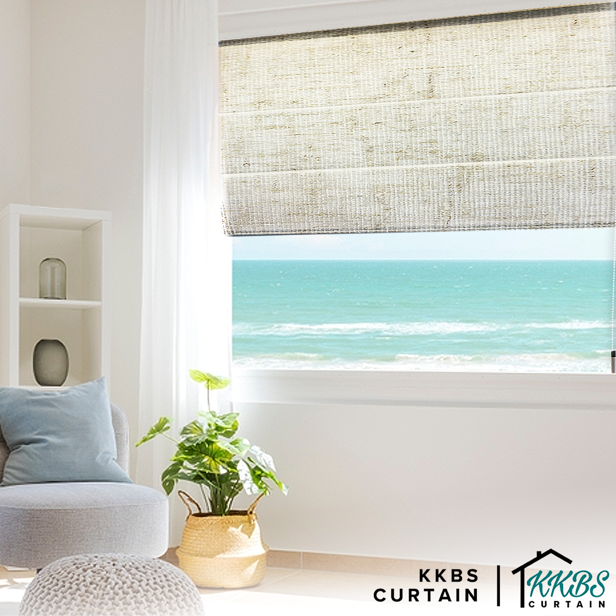 Luciano Semi Blackout Roman Blinds Custom Made Page 1