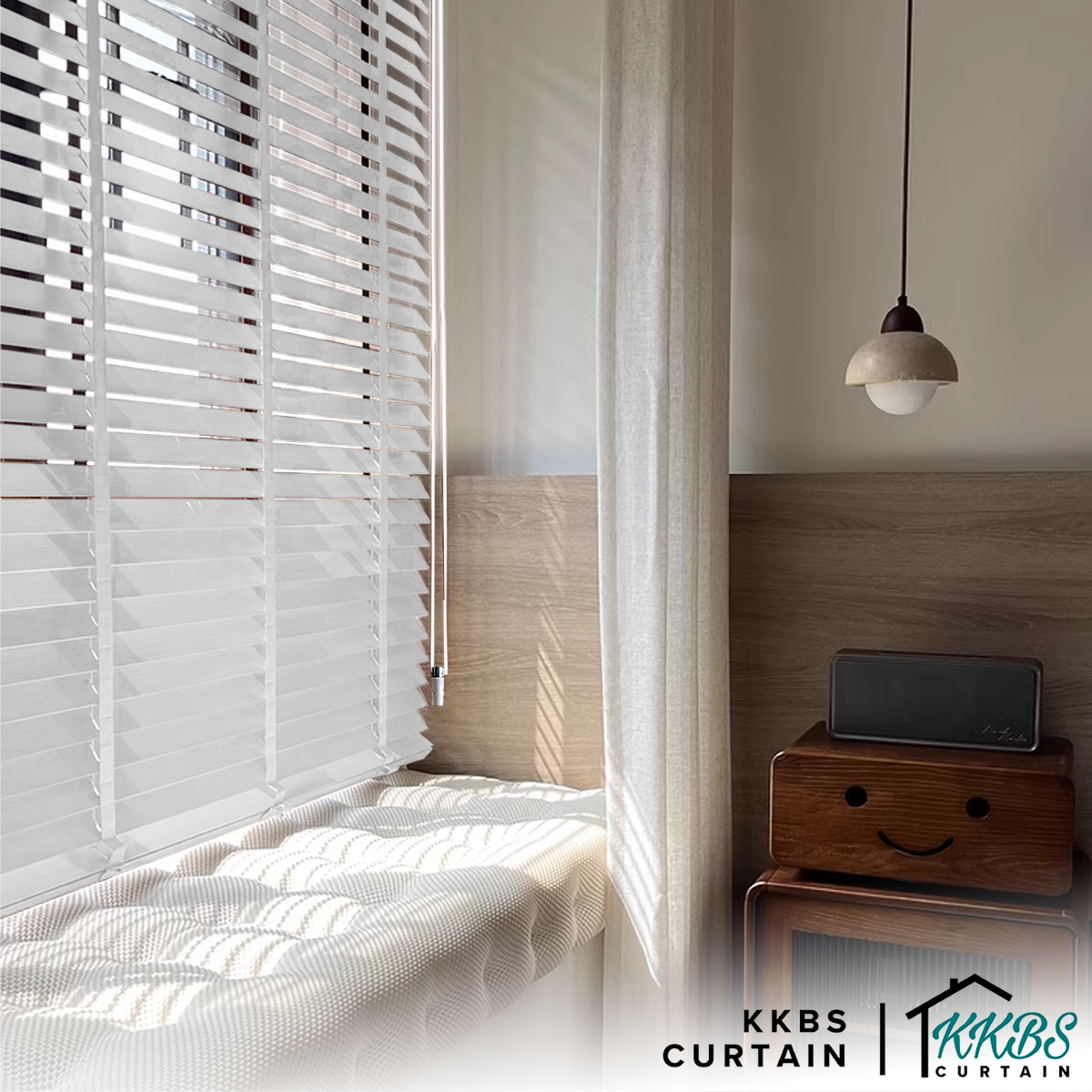 Umeko 50mm Wooden Blinds Custom Made