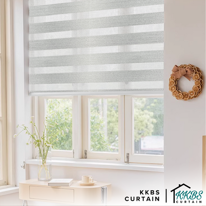 Palermo 100% Blackout Zebra Blinds Custom Made