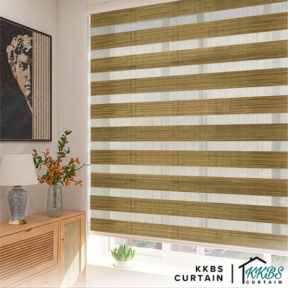 Felicio Semi Blackout Zebra Blinds Custom Made