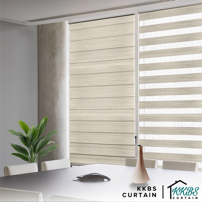 Emiko Semi Blackout Zebra Blinds Custom Made