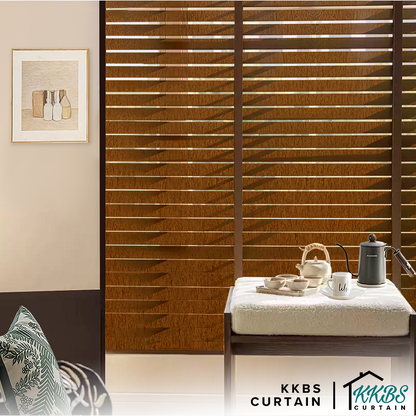 Calixto 50mm Timber Blinds / Wooden Blinds Custom Made