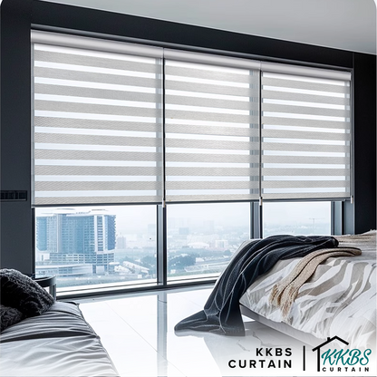 Benito Semi Blackout Zebra Blinds Custom Made