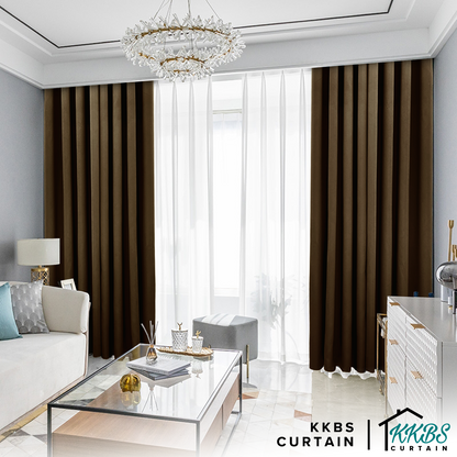 Canola 80%+ Blackout Curtain Minimalist Hook &amp; Eyelet