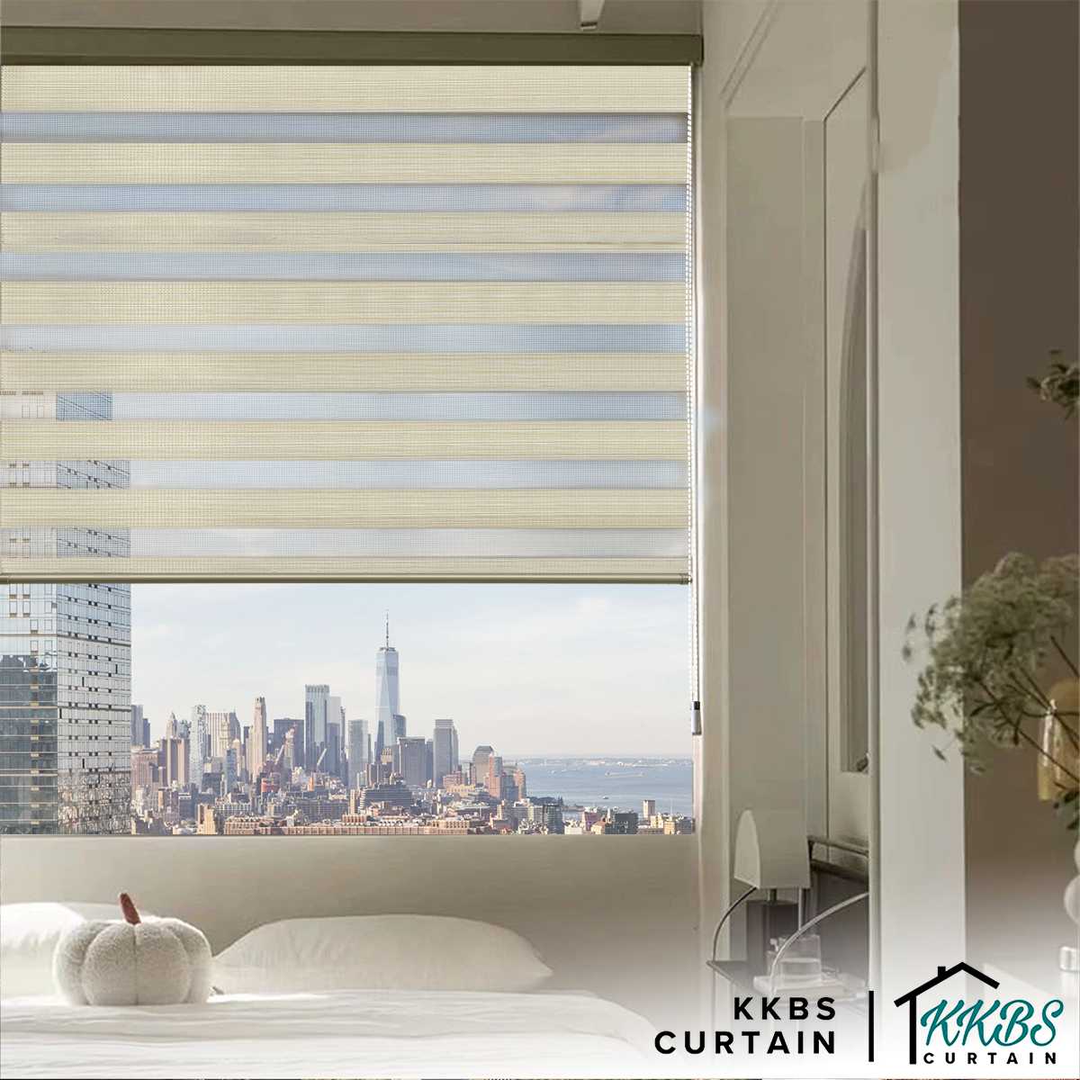 Costello Semi Blackout Zebra Blinds Custom Made