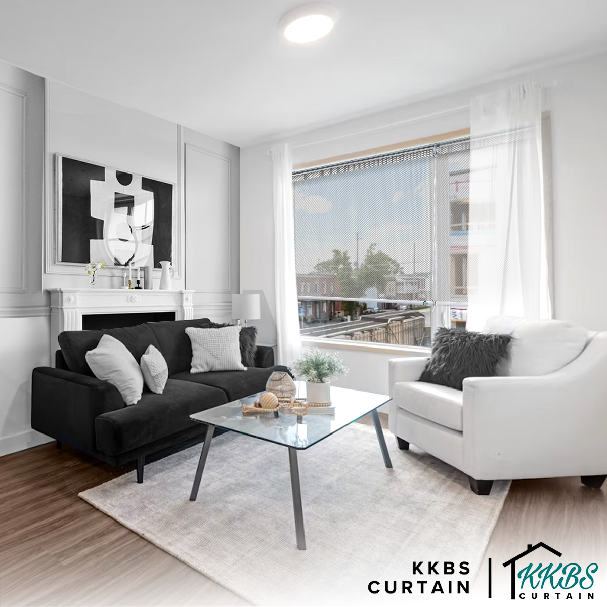 Akiko Sunscreen Roller Blinds Custom Made