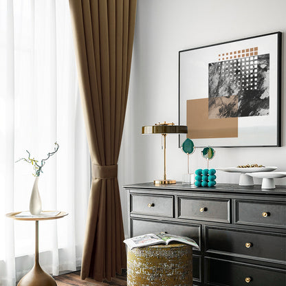 Canola 80%+ Blackout Curtain Minimalist Hook &amp; Eyelet