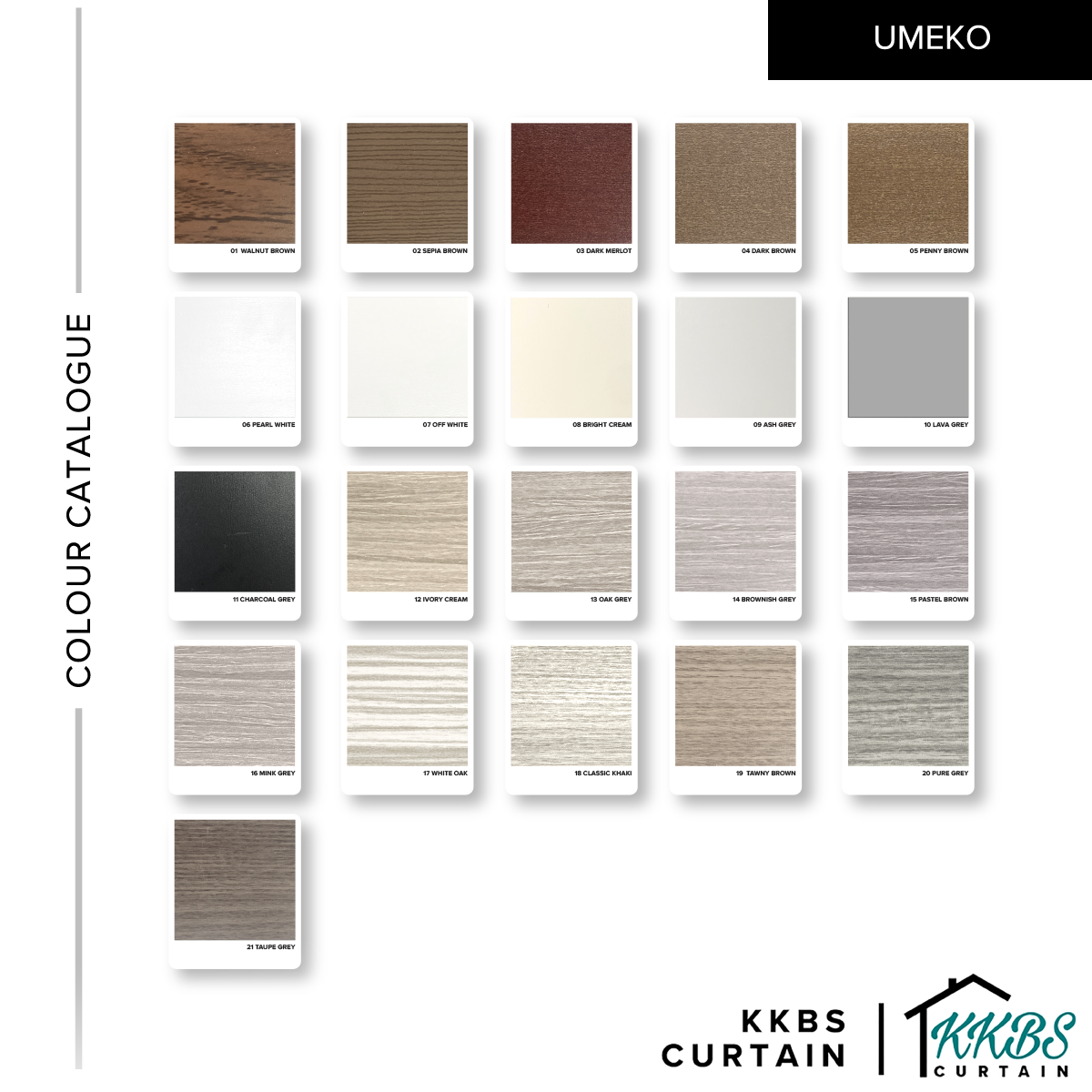 Umeko 50mm Wooden Blinds Custom Made