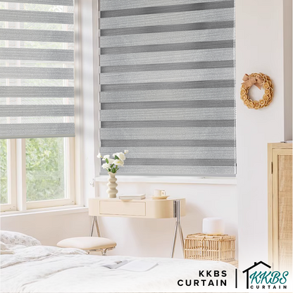 Palermo 100% Blackout Zebra Blinds Custom Made