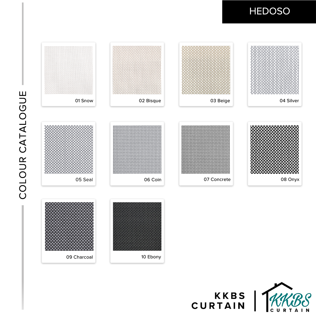 Hedoso Sunscreen Roller Blinds Custom Made