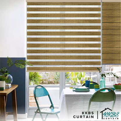 Felicio Semi Blackout Zebra Blinds Custom Made