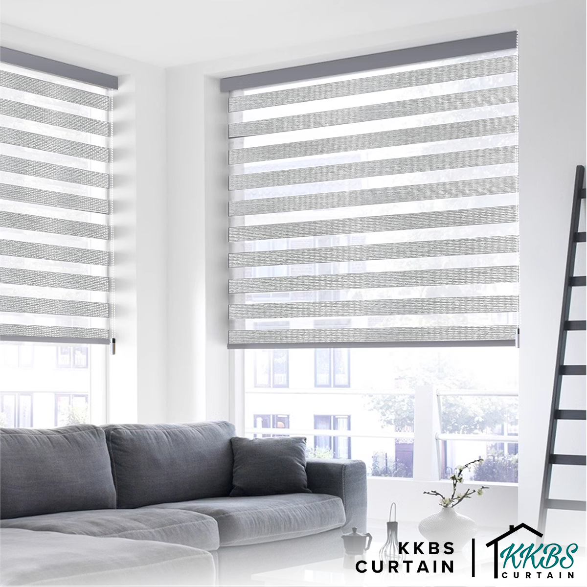 Antonio Blackout Zebra Blinds Custom Made