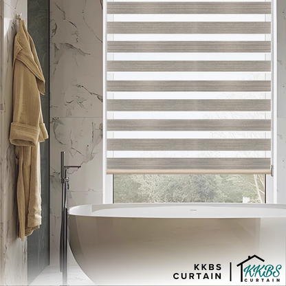 Emiko Semi Blackout Zebra Blinds Custom Made