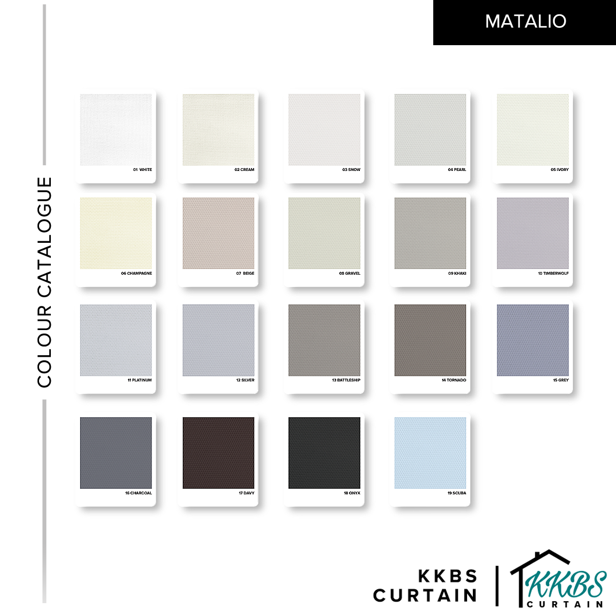 Matalio 100% Blackout Roller Blinds Custom Made